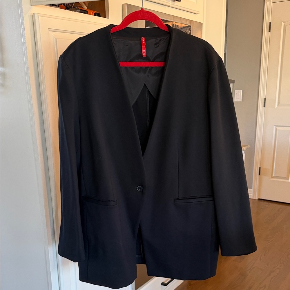SPANX Black Long Blazer